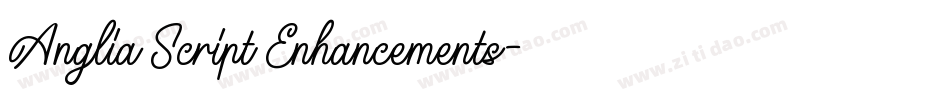 Anglia Script Enhancements字体转换